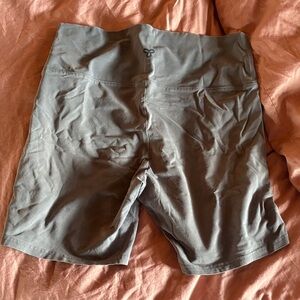 TNA Olive Green Bike Shorts